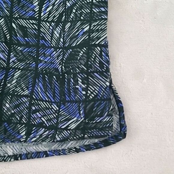 Tasso Elba Men's XL Silk Blend Casual Button Down Short Sleeve Geometric Palm - Picture 5 of 14